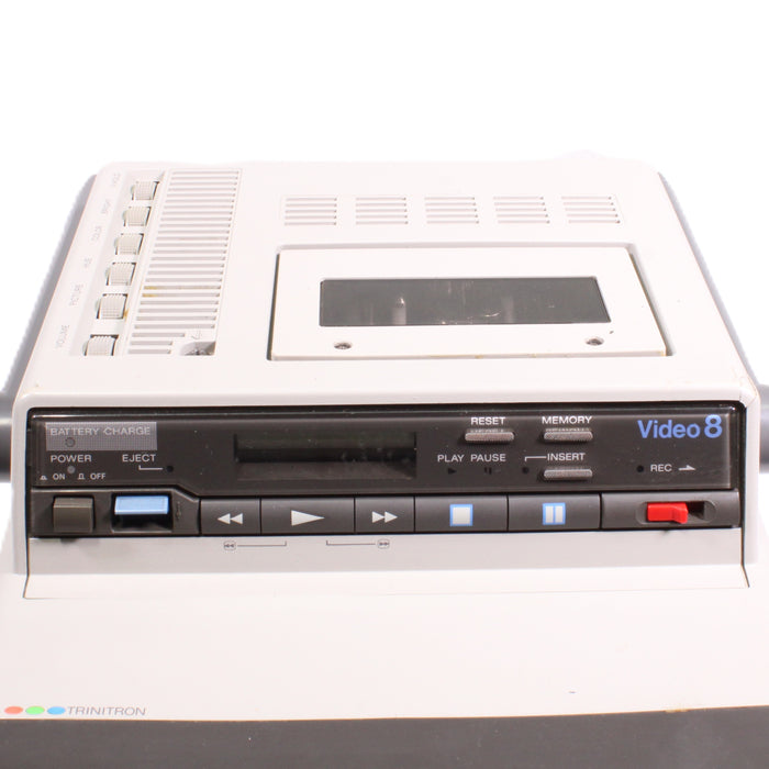 Sony EVM-8010 Portable 8" Trinitron CRT Monitor Video8 Player Recorder (AS-IS??)-Televisions-SpenCertified-vintage-refurbished-electronics