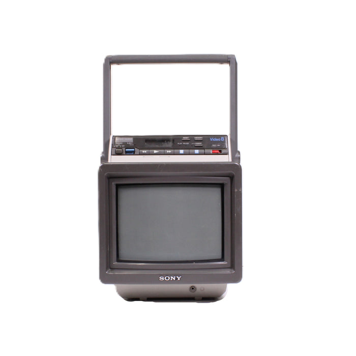 Sony EVM-8010 Portable 8" Trinitron CRT Monitor Video8 Player Recorder (AS-IS??)-Televisions-SpenCertified-vintage-refurbished-electronics