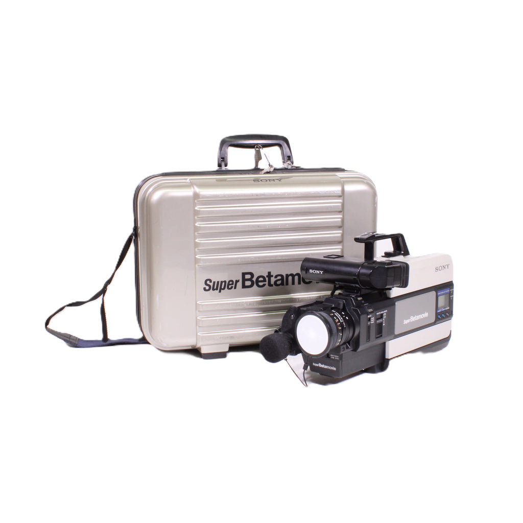 Sony GCS-1 Super Betamovie Camcorder & Hard Shell Carrying Travel