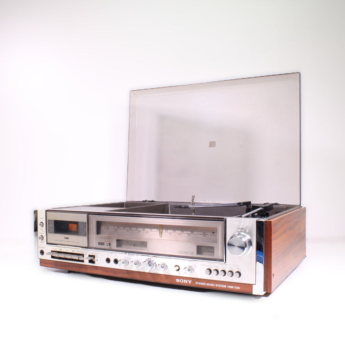 Sony HMK-339 Stereo System Turntable Cassette Receiver Full System Vintage Hi-Fi-Turntables & Record Players-SpenCertified-vintage-refurbished-electronics
