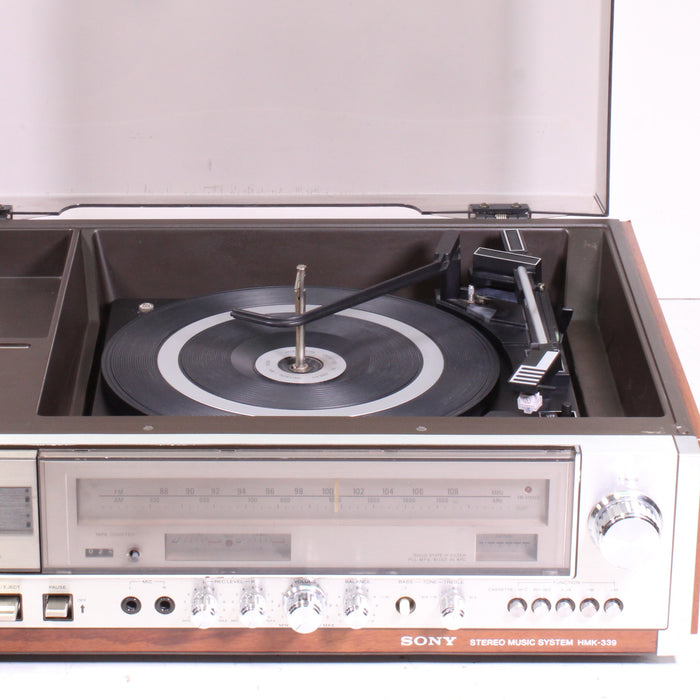 Sony HMK-339 Stereo System Turntable Cassette Receiver Full System Vintage Hi-Fi-Turntables & Record Players-SpenCertified-vintage-refurbished-electronics