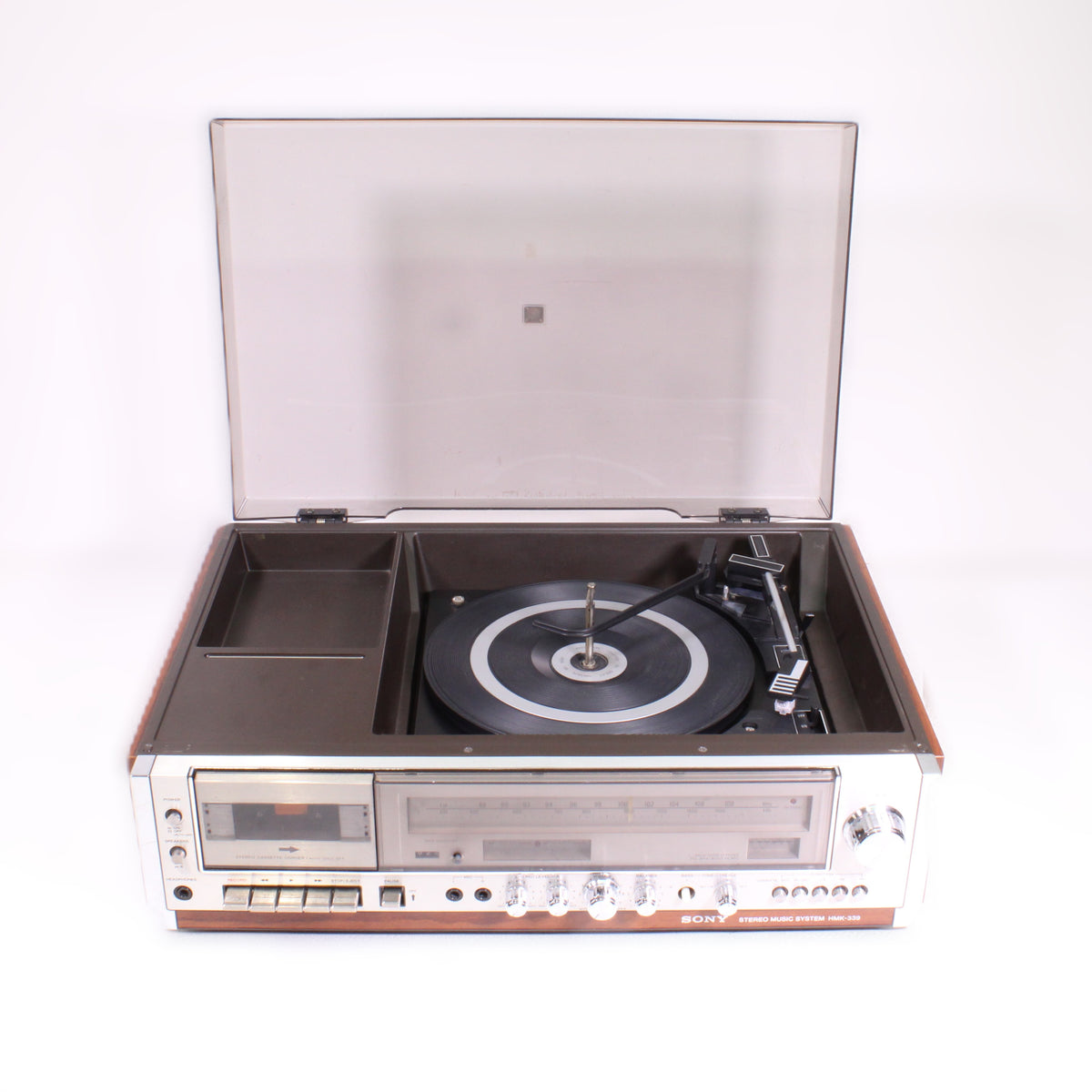 Sony HMK-339 Stereo System Turntable Cassette Receiver Full System