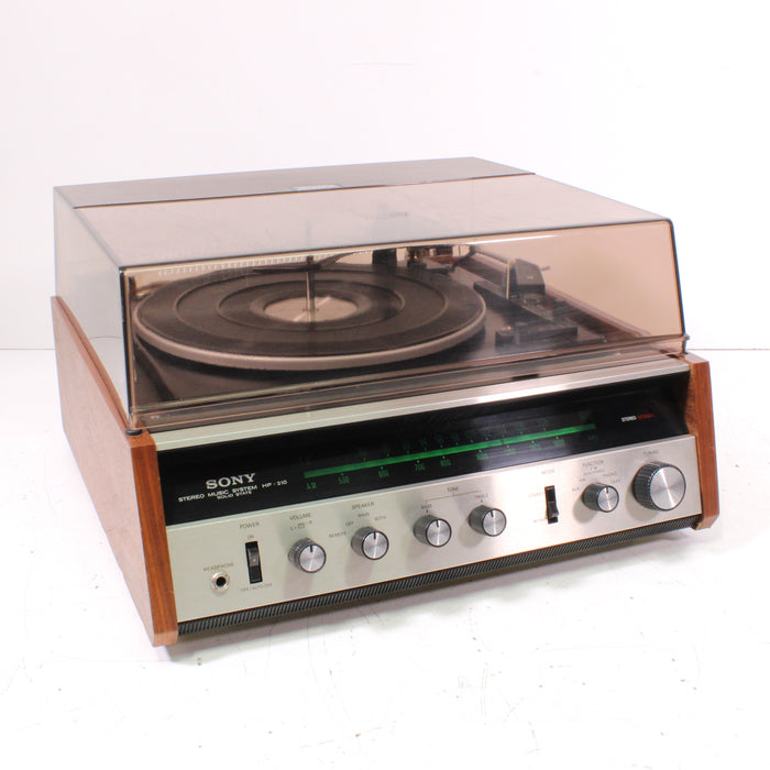 Sony HP-210 Vintage Stereo Music System 4-Speed Turntable AM FM Radio-Turntables & Record Players-SpenCertified-vintage-refurbished-electronics