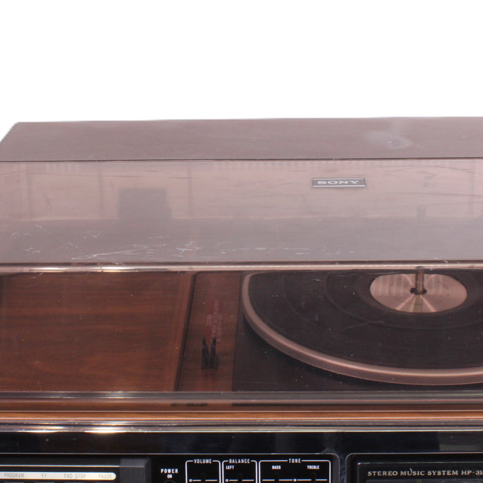 Sony HP-318 Stereo Music System AM/FM Turntable 8-Track Player-Turntables & Record Players-SpenCertified-vintage-refurbished-electronics