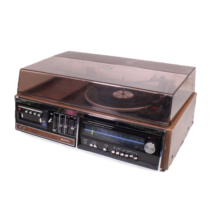 Sony HP-318 Stereo Music System AM/FM Turntable 8-Track Player-Turntables & Record Players-SpenCertified-vintage-refurbished-electronics