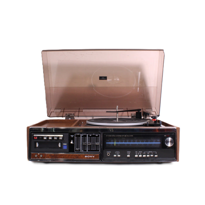Sony HP-318 Stereo Music System AM/FM Turntable 8-Track Player-Turntables & Record Players-SpenCertified-vintage-refurbished-electronics