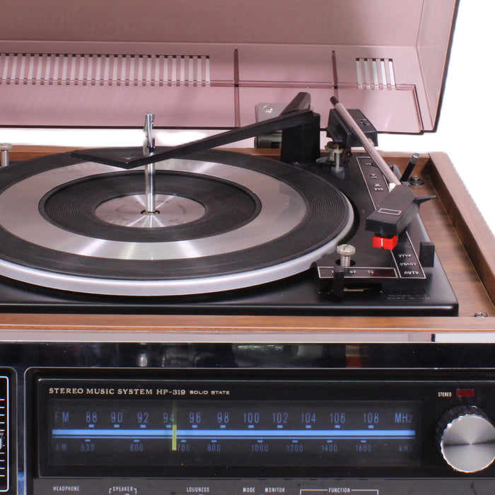Sony HP-319 Stereo Music System BSR Turntable Cassette AM/FM Receiver (AS-IS)-Turntables & Record Players-SpenCertified-vintage-refurbished-electronics