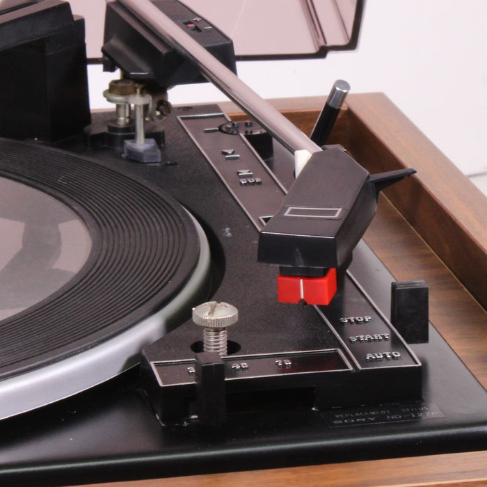 Sony HP-319 Stereo Music System BSR Turntable Cassette AM/FM Receiver (AS-IS)-Turntables & Record Players-SpenCertified-vintage-refurbished-electronics