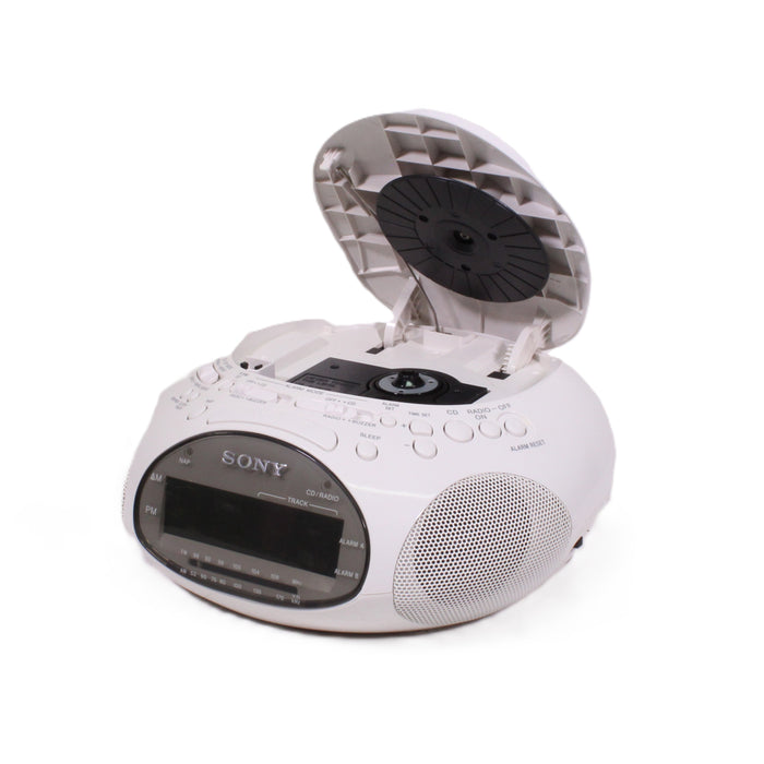Sony ICF-CD831 Dream Machine CD AM/FM Stereo Clock Radio Dual Alarm CD-R/RW-Boomboxes-SpenCertified-vintage-refurbished-electronics