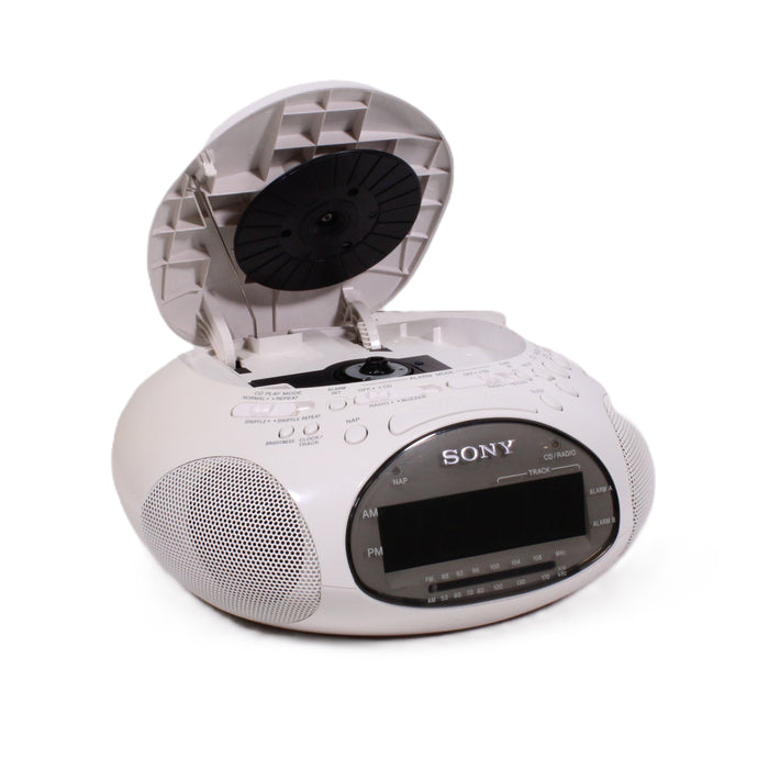 Sony ICF-CD831 Dream Machine CD AM/FM Stereo Clock Radio Dual Alarm CD-R/RW-Boomboxes-SpenCertified-vintage-refurbished-electronics