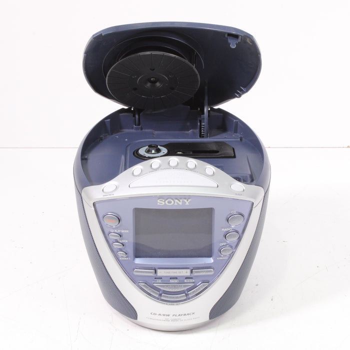 Sony ICF-CD843V Dream Machine TV/Weather/FM/AM CD Clock Radio with Digital Tuner-Audio Components-SpenCertified-vintage-refurbished-electronics