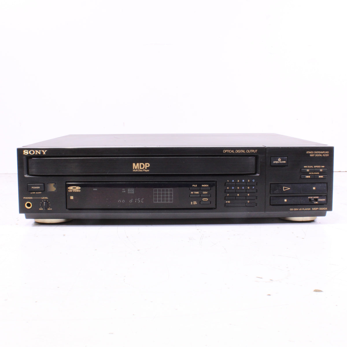 LDプレーヤ SONY MDP-201 Sony-MDP-322GX-CDCDVLaser-Disc