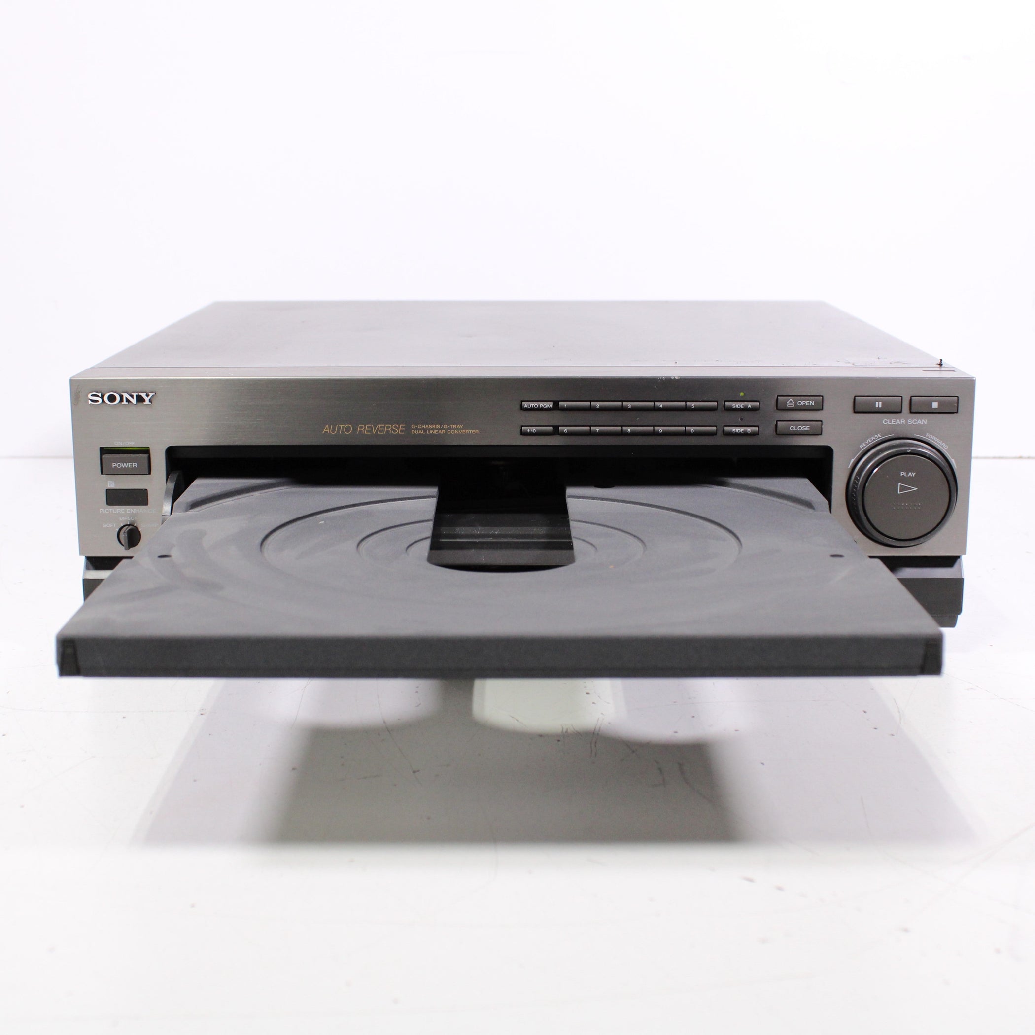 Sony MDP-605 CD CDV LD LaserDisc Player Auto Reverse (1992) — SpenCertified