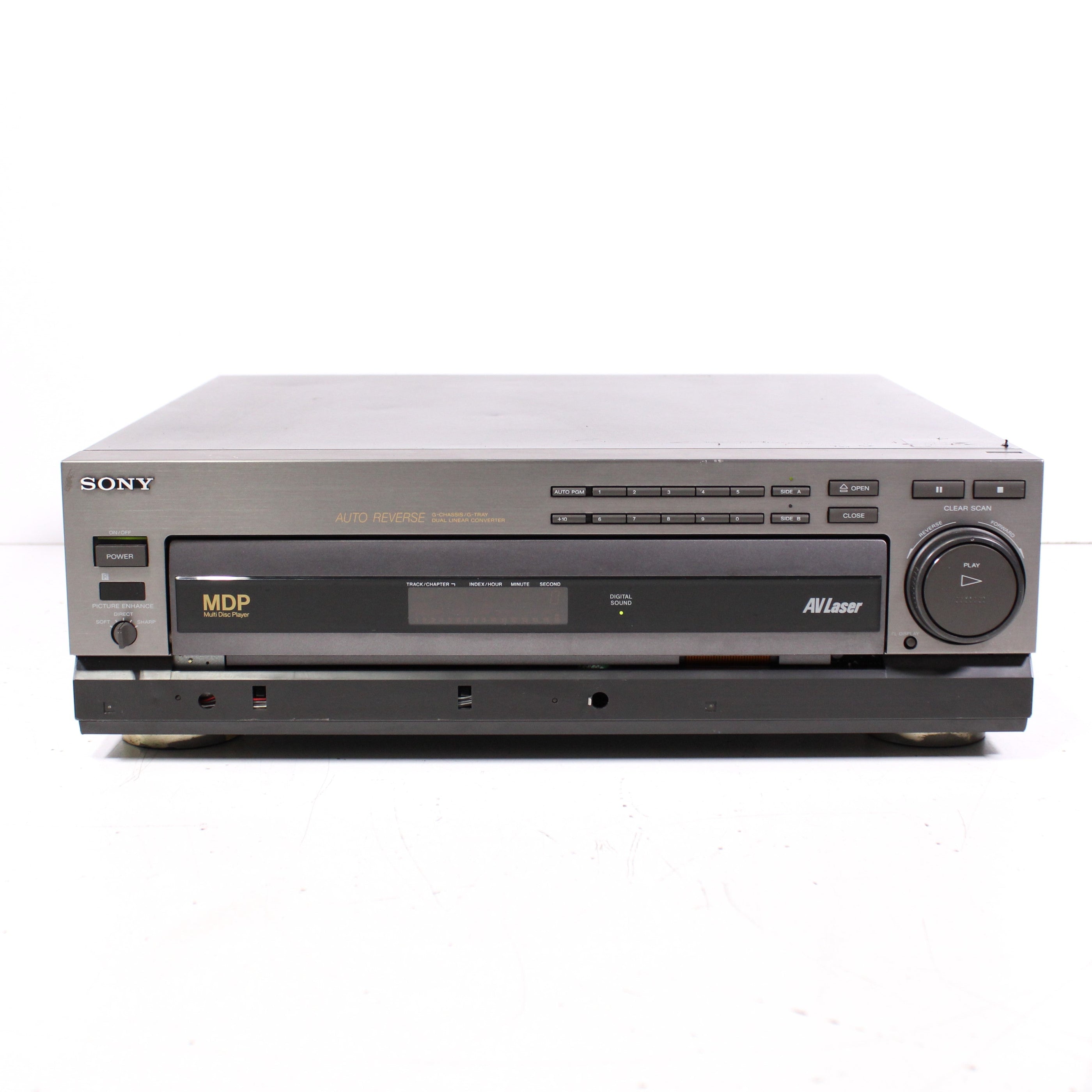 Sony MDP-605 CD CDV LD LaserDisc Player Auto Reverse (1992) — SpenCertified