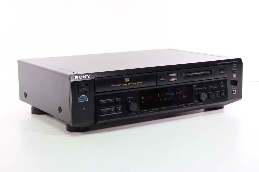 SONY MXD-D40 Compact Disc Minidisc Deck (With Remote)-MiniDisc Players & Recorders-SpenCertified-vintage-refurbished-electronics