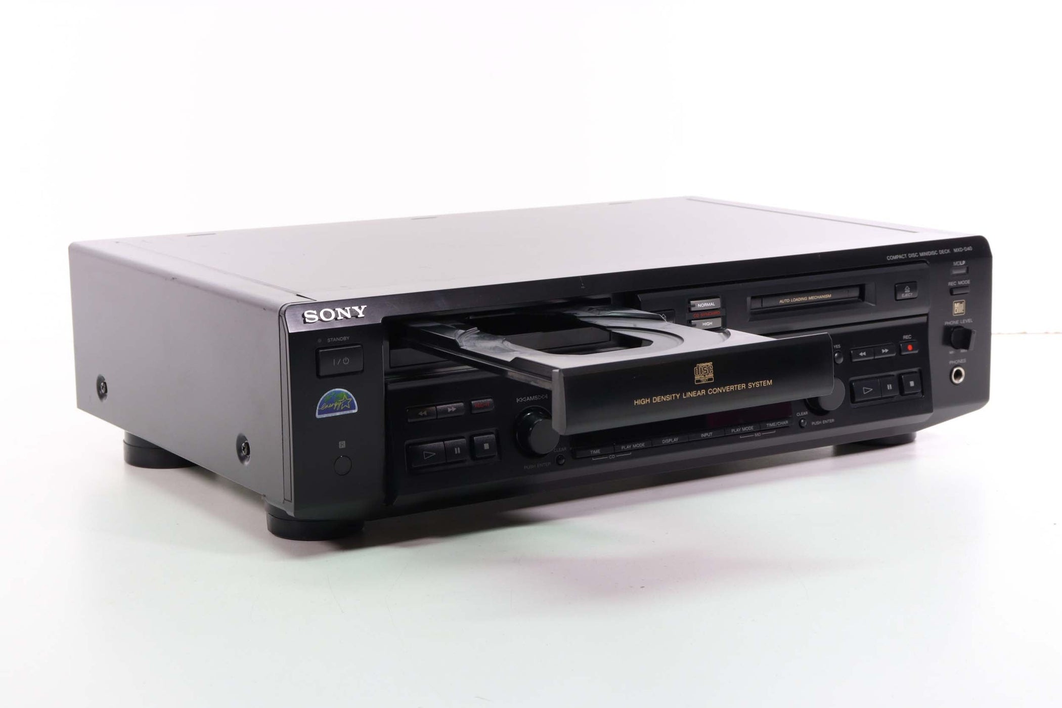 Sony MXD-D40 Compact Disc Minidisc Deck (with Remote) — SpenCertified