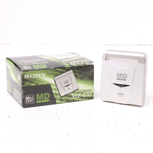 Sony MZ-E33 Portable MiniDisc Walkman Bundle w/ Box, Case & Discs (1998)-MiniDisc Players & Recorders-SpenCertified-vintage-refurbished-electronics