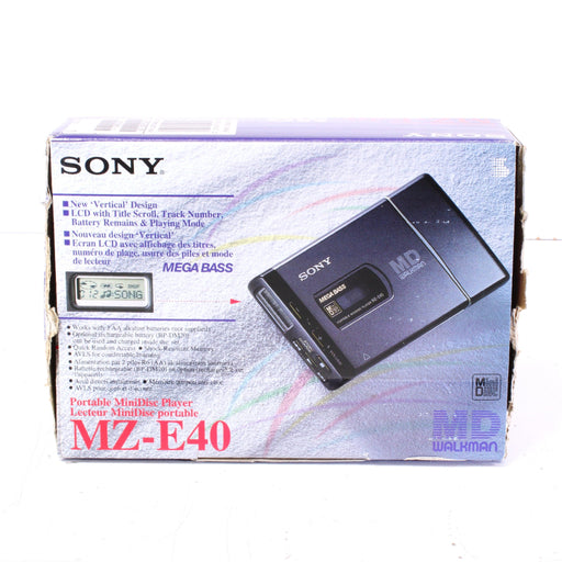 Sony MZ-E40 Portable MiniDisc Player Personal MD Walkman (Full Set) (1997)-MiniDisc Players & Recorders-SpenCertified-vintage-refurbished-electronics