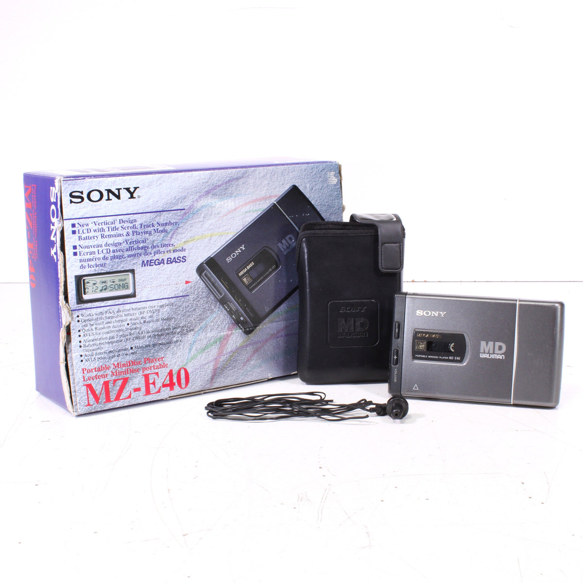 Sony MZ-E40 Portable MiniDisc Player Personal MD Walkman — SpenCertified