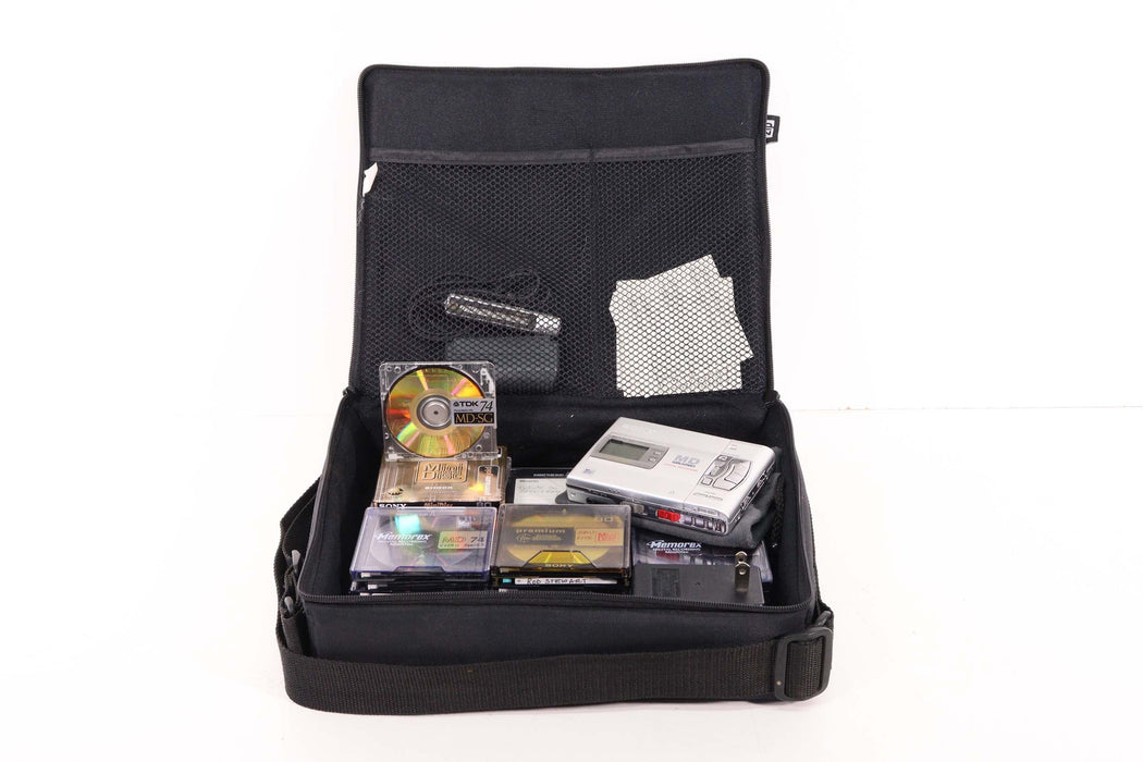 SONY MZ-R50 Portable Minidisc Recorder (Full Set)-MiniDisc Players & Recorders-SpenCertified-vintage-refurbished-electronics
