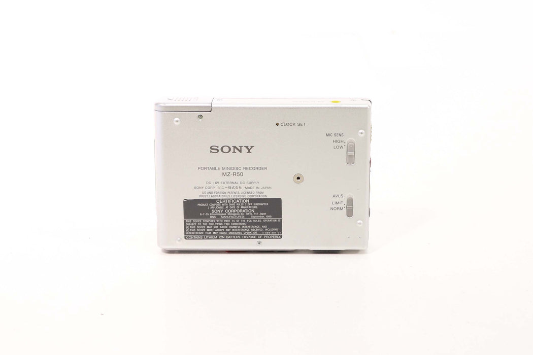 SONY MZ-R50 Portable Minidisc Recorder-MiniDisc Players & Recorders-SpenCertified-vintage-refurbished-electronics