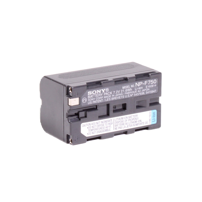 Sony NP-F750 InfoLithium L-Series Rechargeable Camcorder Battery 7.2V 3000mAh-Camera Battery Chargers-SpenCertified-vintage-refurbished-electronics