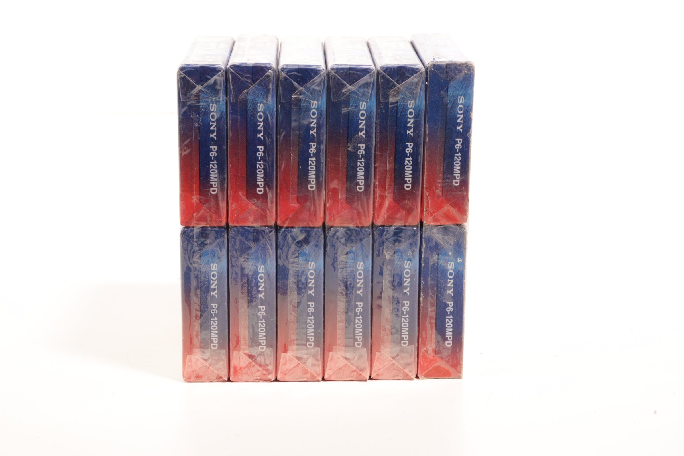 Sony P6-120MP 8mm Video Cassette Tape Pack of 6
