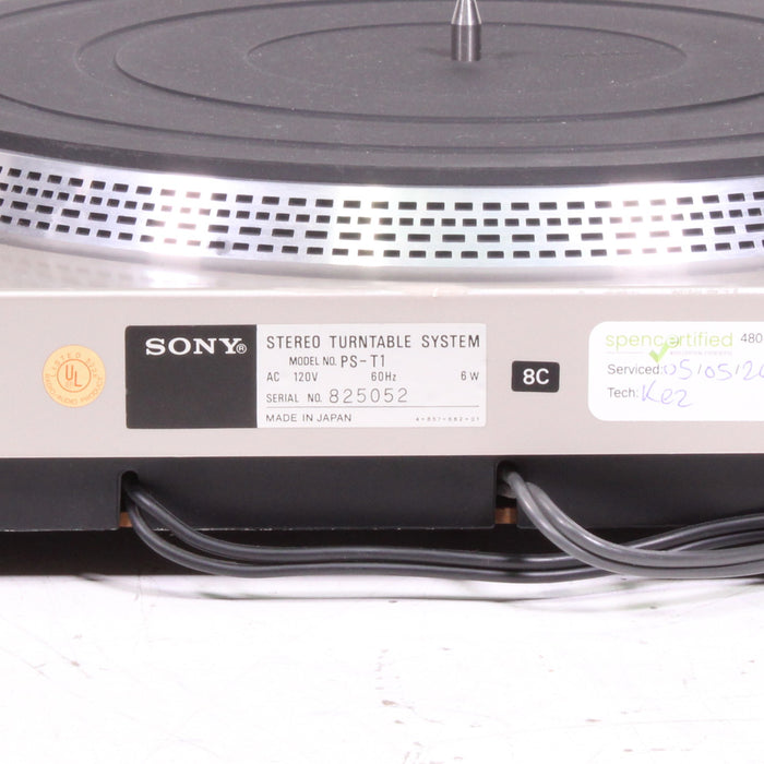 Sony PS-T1 Belt Drive Turntable Semi-Automatic Record Player-Turntables & Record Players-SpenCertified-vintage-refurbished-electronics