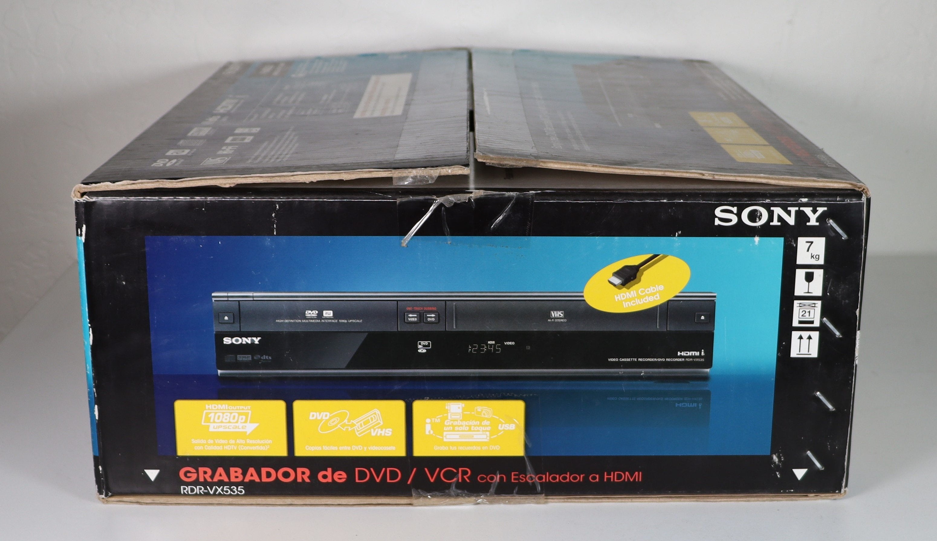 Sony RDR-VX535 VCR DVD Recorder w/ 2-Way-Dubbing VCR to DVD — SpenCertified