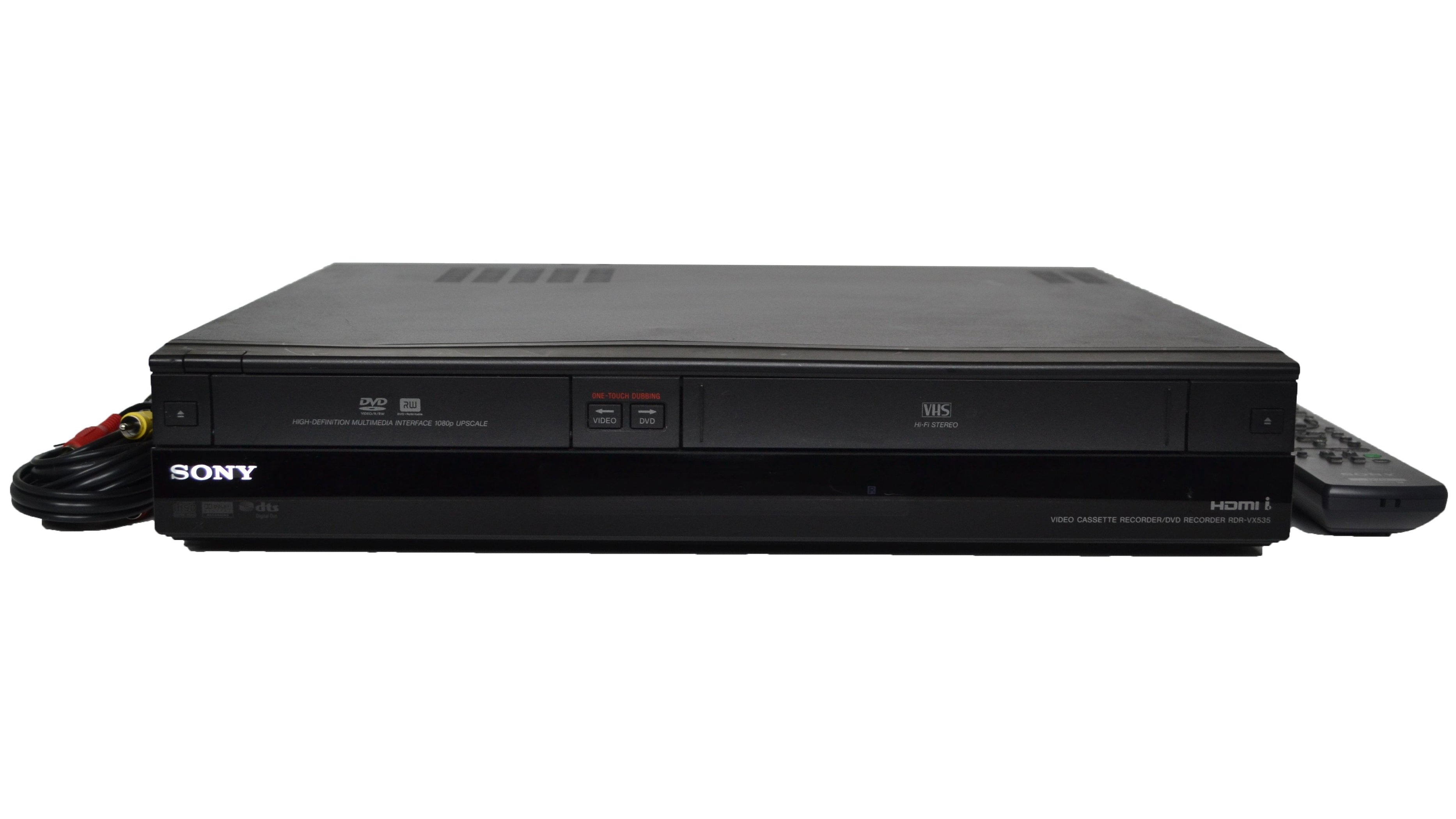 Sony RDR-VX535 VCR DVD Recorder w/ 2-Way-Dubbing VCR to DVD — SpenCertified