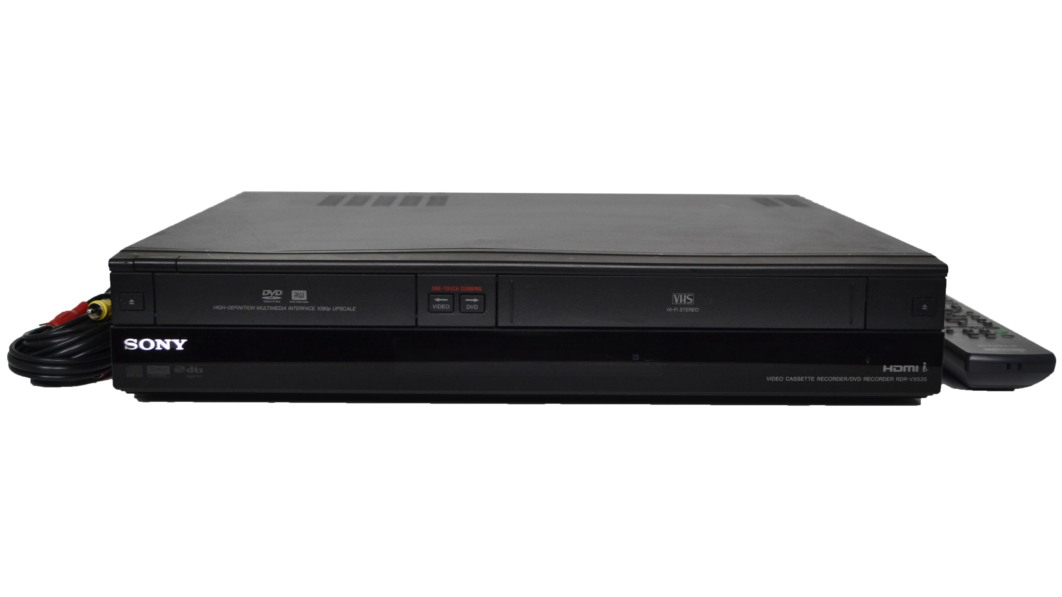 Sony RDR-VX535 DVD Recorder VCR Combo | 2-Way Dubbing, Refurbished ...