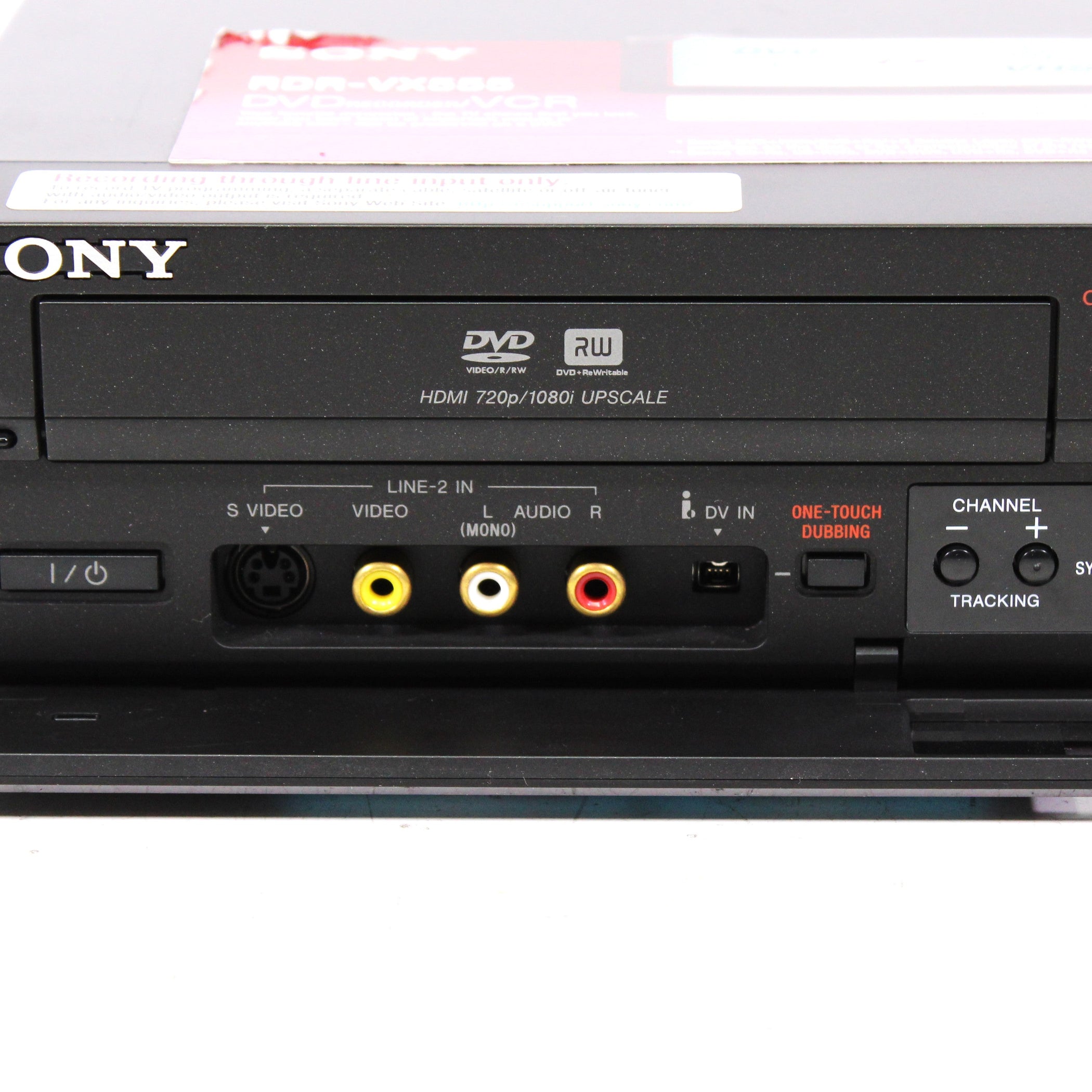 Sony RDR-VX555 DVD VCR Combo Recorder Player VHS to DVD Converter ...