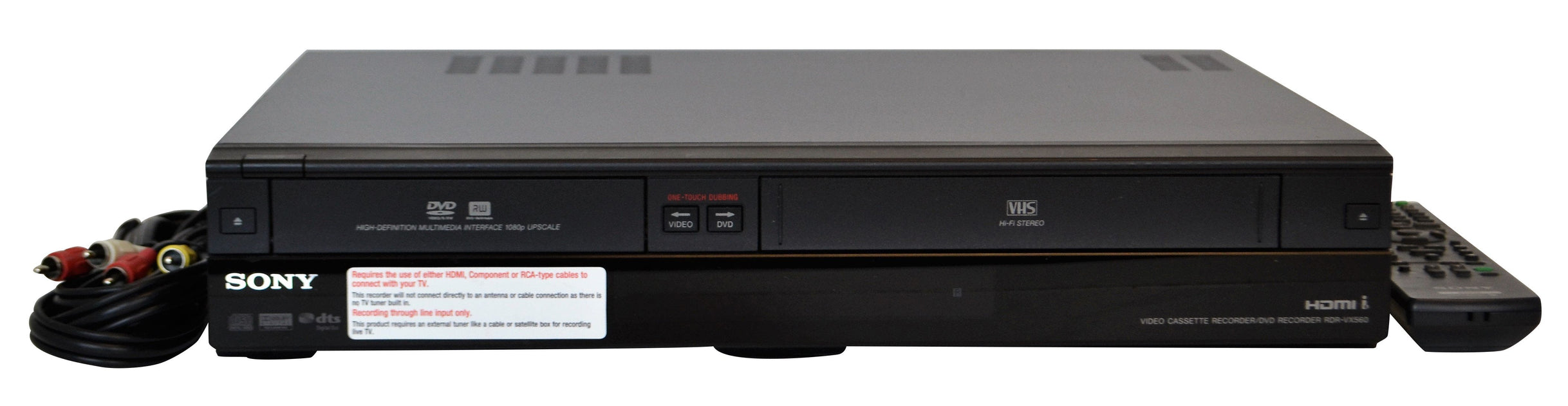 Sony RDR-VX560 VCR / DVD Recorder VHS to DVD Converter 1080p HDMI