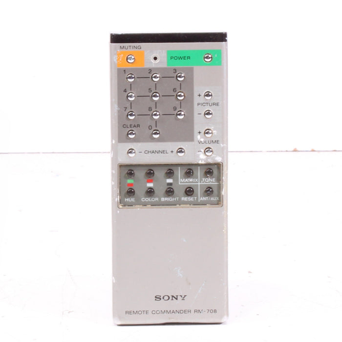 Sony RM-708 Remote Control for TV-Remote Controls-SpenCertified-vintage-refurbished-electronics