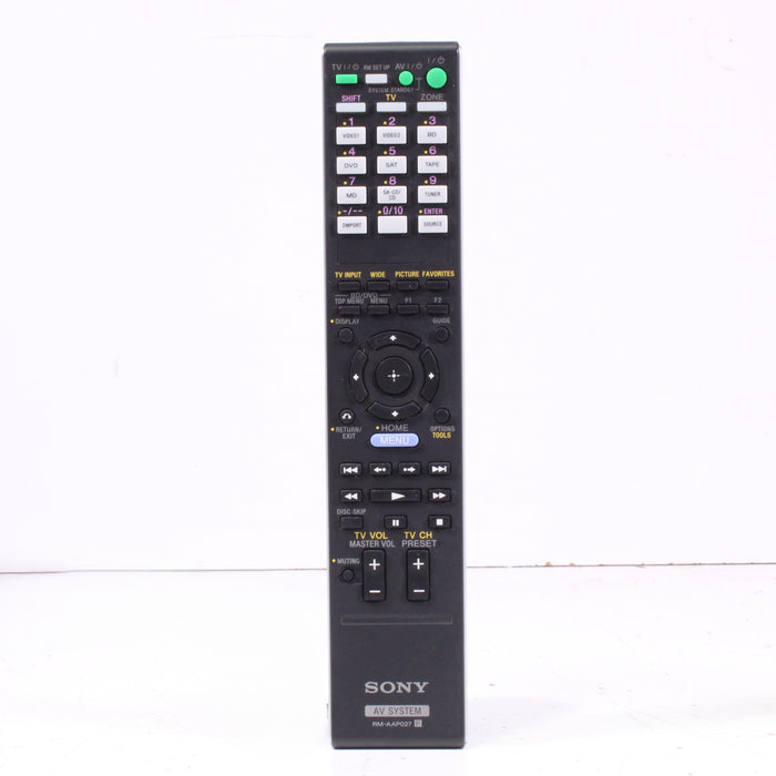 Sony RM-AAP027 Remote Control for A/V Receiver STR-DA5400ES-Remote Controls-SpenCertified-vintage-refurbished-electronics