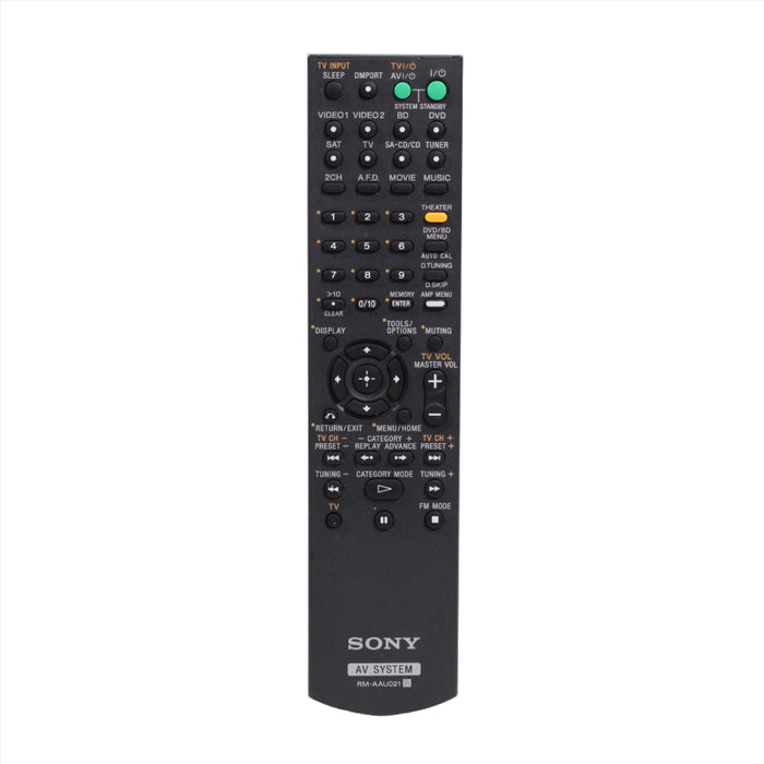 Sony RM-AAU021 Remote Control for AV Receiver STR-DH700 STR-DG720-Remote Controls-SpenCertified-vintage-refurbished-electronics