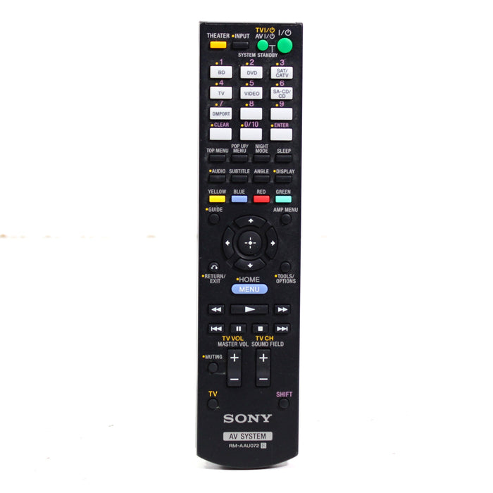 Sony RM-AAU072 Remote Control for Home Theater System HT-CT150-Remote Controls-SpenCertified-vintage-refurbished-electronics