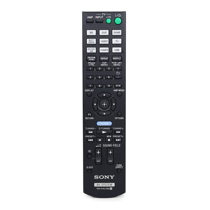 Sony RM-AAU168 AV Receiver Remote Control for Model STRDH540-Remote-SpenCertified-refurbished-vintage-electonics