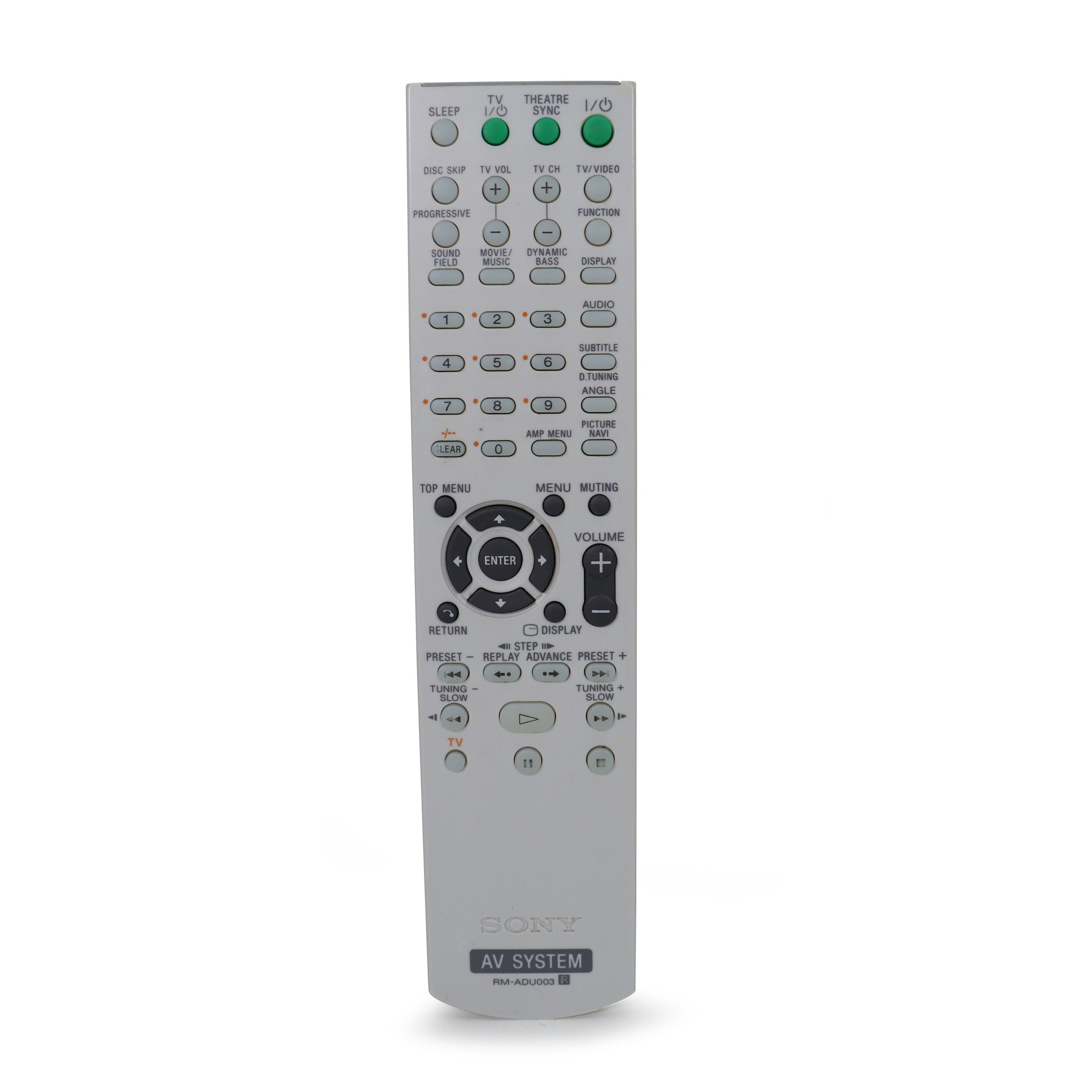 Sony RM-ADU003 Remote Control for Home Theater System DAV-DX255 ...