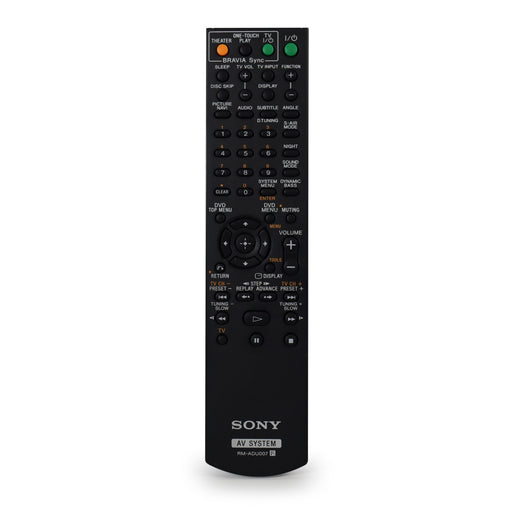 Sony RM-ADU007 Remote Control For Sony 5 Disc DVD Changer DAV-HDX285 and More-Remote-SpenCertified-refurbished-vintage-electonics