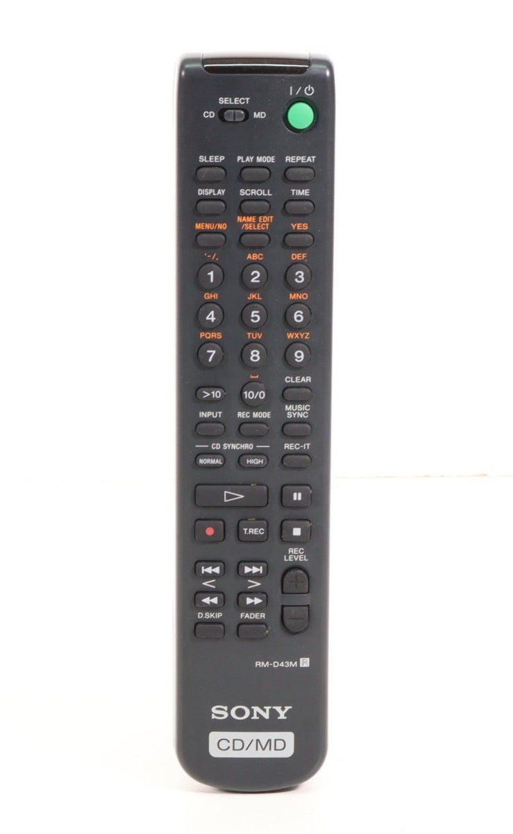 Sony RM-D43M Remote Control for CD MD Combo MXD-D40 MXD-D5C