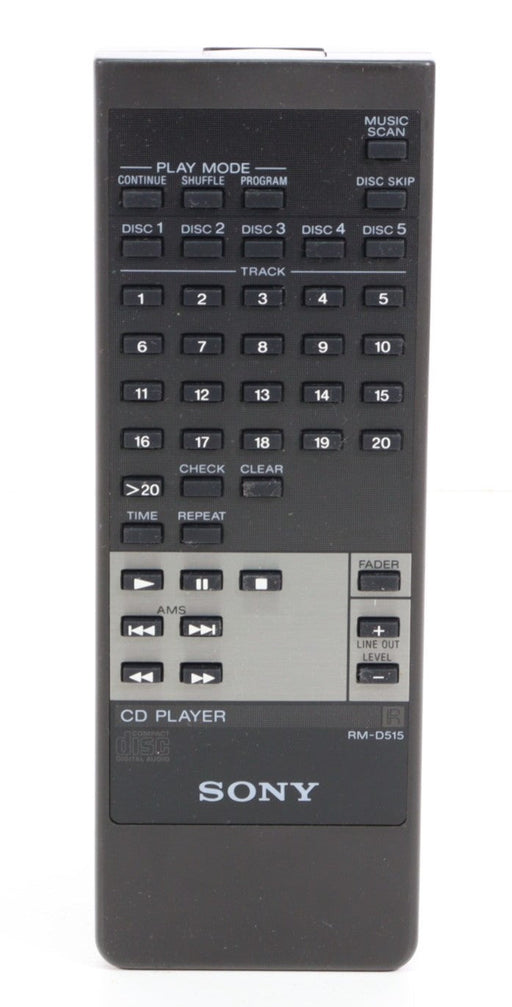 Sony RM-D515 Remote Control for CD Player CDPC515 and More-Remote Controls-SpenCertified-vintage-refurbished-electronics
