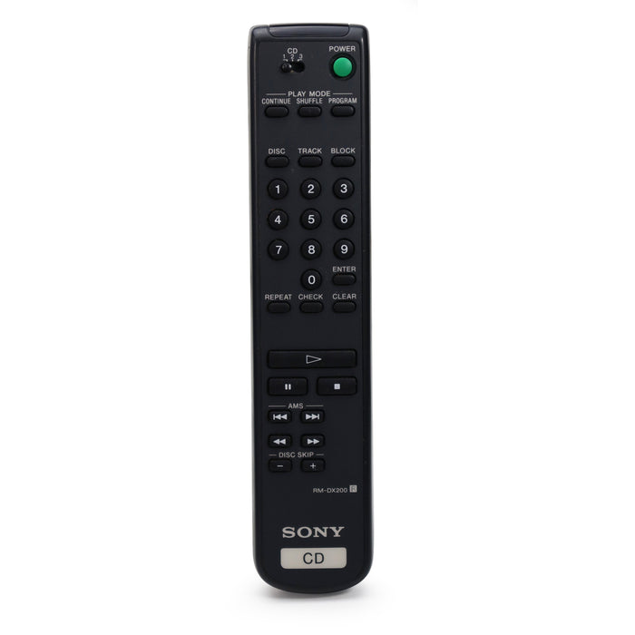 Sony Rdr Dc200 Sony RM-DX200 Remote Control for 200 Disc CD Player CDP-CX200 and More ...