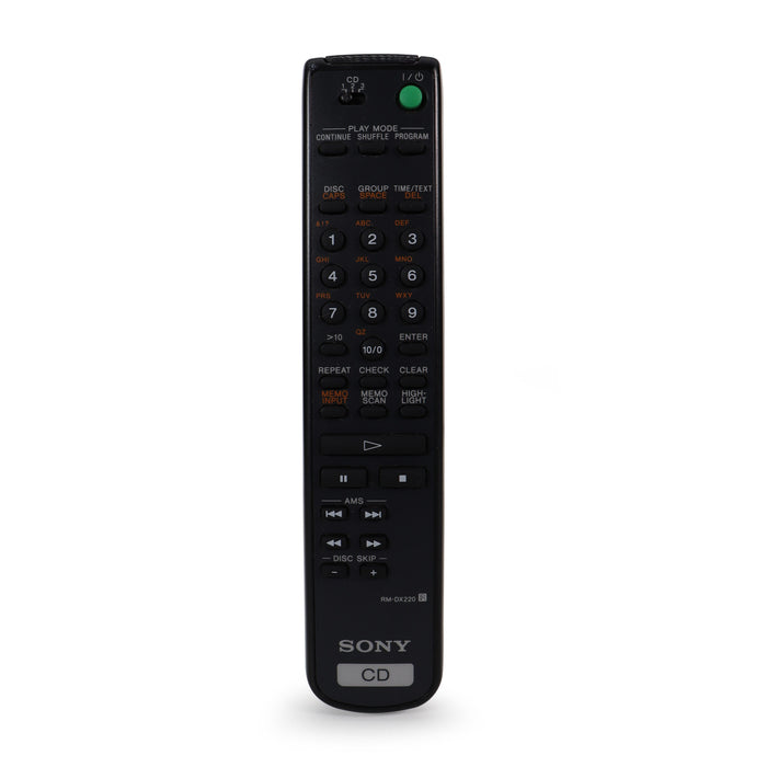 Sony RM-DX220 Remote Control for CD Player CDP-CX220-Remote Controls-SpenCertified-vintage-refurbished-electronics