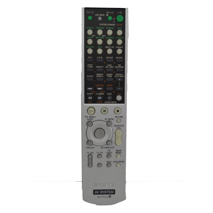 Sony RM-PP412 AV System Remote Control for Model HT1750DP and More-Remote-SpenCertified-refurbished-vintage-electonics