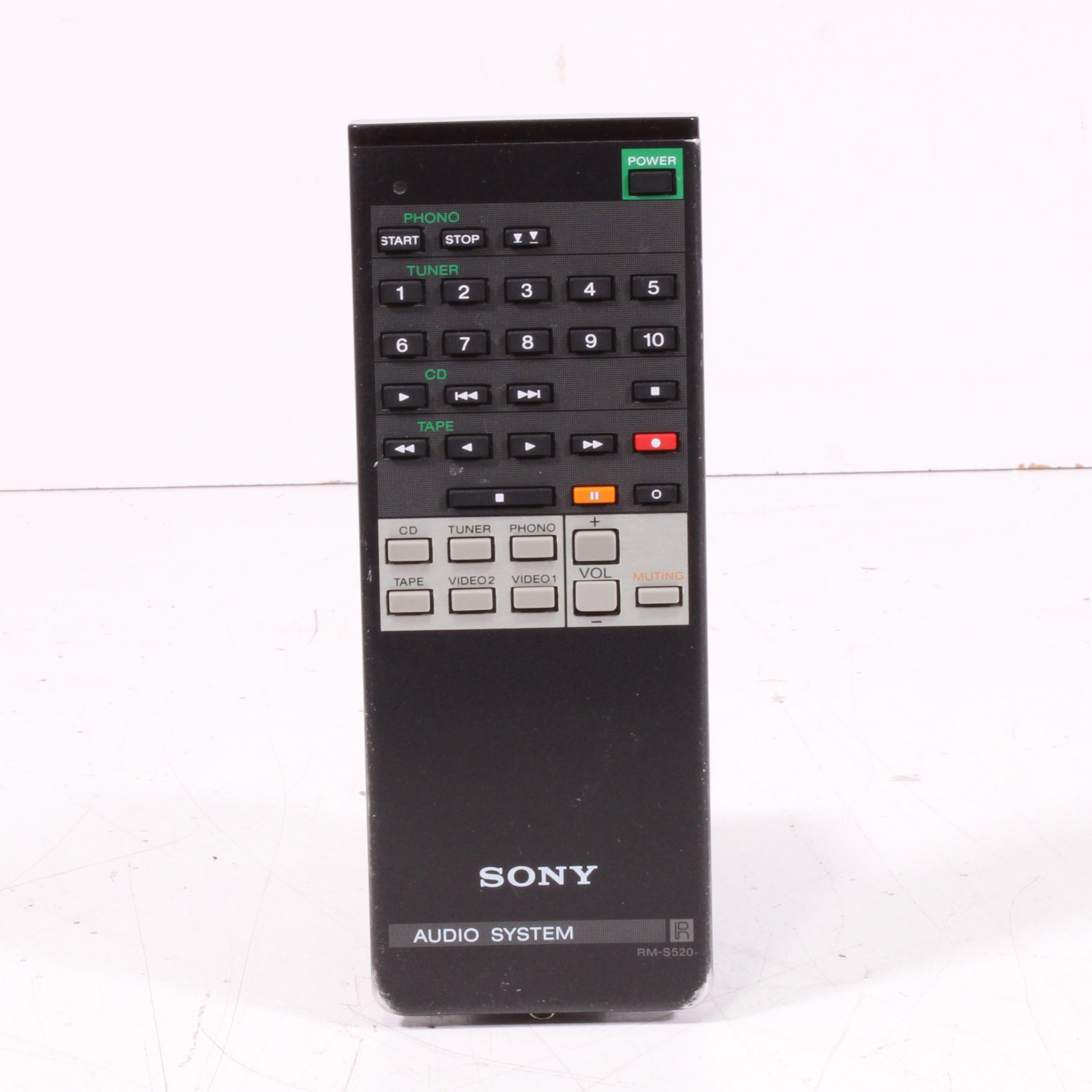 Sony RM-S520 Remote Control for Audio Systems — SpenCertified