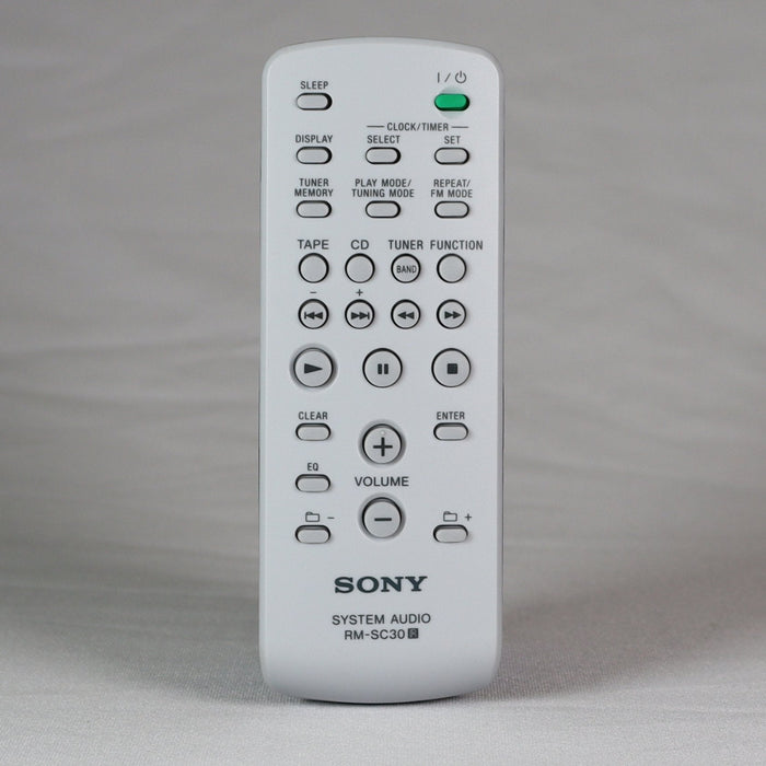 Sony RM-SC30 Remote Control for Audio System CMT-NEZ30 and More-Remote-SpenCertified-vintage-refurbished-electronics