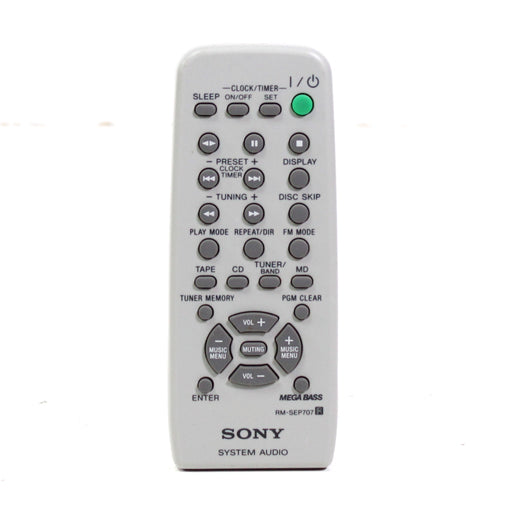 Sony RM-SEP707 Remote Control for 3-CD Changer Radio Shelf System CMT-EP707-Remote Controls-SpenCertified-vintage-refurbished-electronics