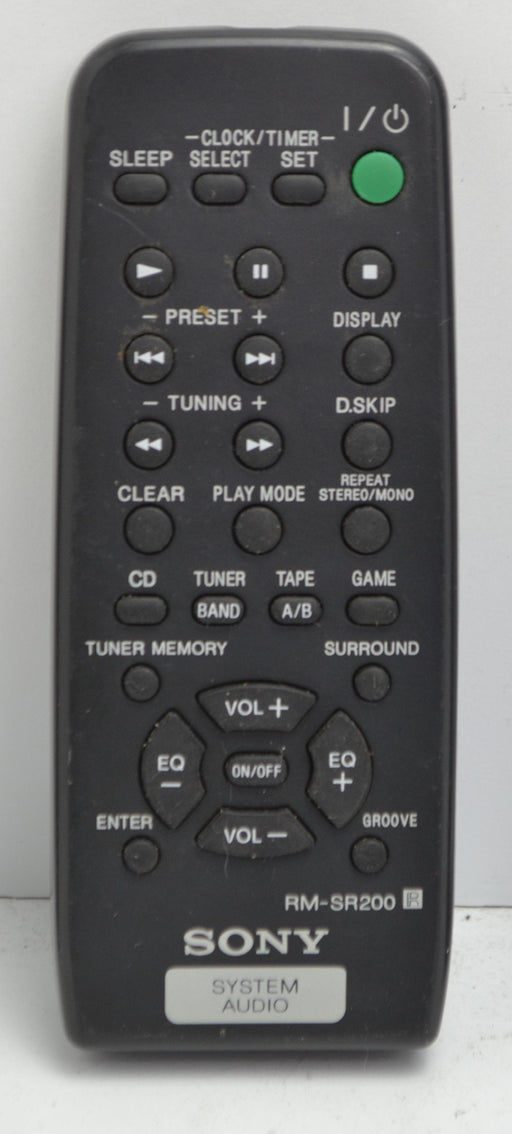 Sony RM-SR200 Remote Control Unit CD Tuner Tape Audio System HCDGX20 HCDGX25 HCDGX40-Remote-SpenCertified-refurbished-vintage-electonics