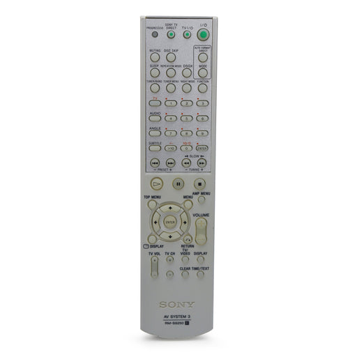 Sony AV System 3 Remote Control RM-SS250 HCD-BC150 DAVBC150 HCD-BC250 SSCT11 SSTS10 SSTS11 SSWS10-Remote-SpenCertified-vintage-refurbished-electronics